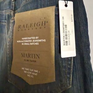 Raleigh Denim Martin Jeans, size 28